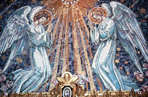 religious mosaic artwork TV documentary In Search of Angels 35m-14455