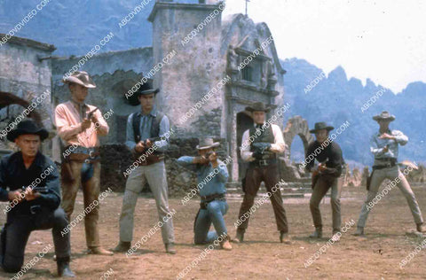 Yul Brynner Horst Buchholz Steve McQueen Charles Bronson Robert Vaughn The Magnificent Seven 35m-14470