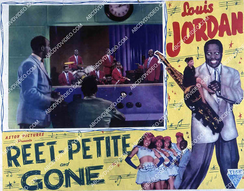 Louis Jordan and the Tympany Five all black cast film Reet-Petite and Gone 35m-14560