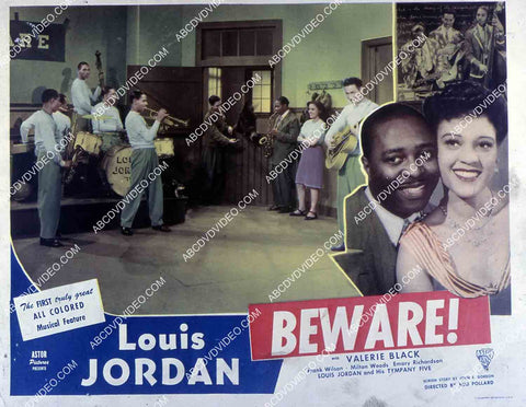 Louis Jordan Valerie Black and the Tympany Five all black cast film Beware 35m-14563