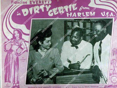 Francine Everett Don Wilson Katherine Moore Alfred Hawkins all black cast Dirty Gertie from Harlem USA 35m-14576