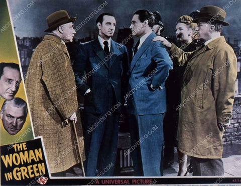 Basil Rathbone Nigel Bruce Sherlock Holmes The Woman in Green 35m-1483