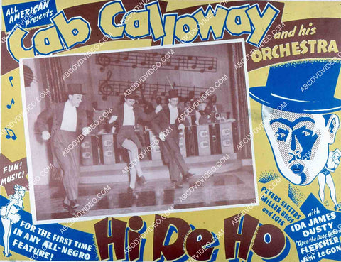 Cab Calloway Ida James Dusty Fletcher Jeni Le Gon all black cast film Hi De Ho 35m-14897