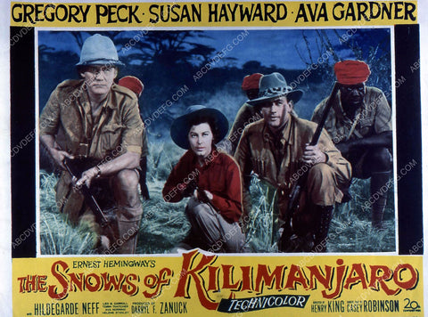 Ava Gardner Gregory Peck film The Snows of Kilimanjaro 35m-1495