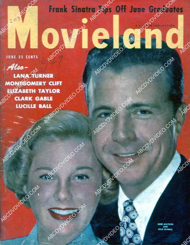 June Allyson Dick Powell Movieland magazine cover 35m-14974