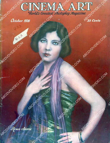 Renee Adoree Cinema Art magazine cover 35m-15002