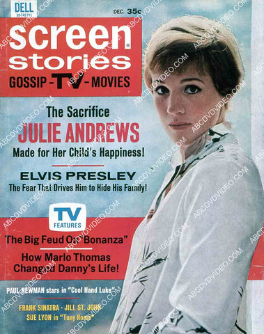 Julie Andrews Screen Stories magazine cover 35m-15059