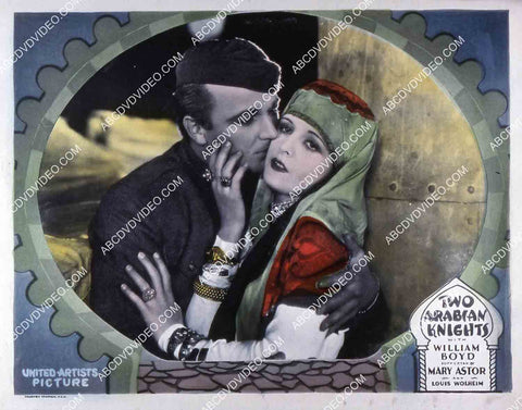 William Boyd Mary Astor silent film Two Arabian Knights 35m-15123