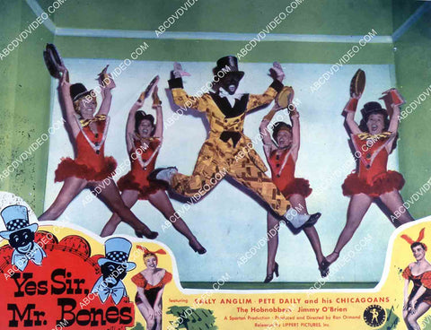 Sally Anglim dancing girls do Minstrel Show film Yes Sir Mr Bones 35m-15184