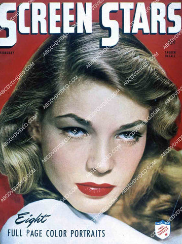 Lauren Bacall Screen Stars magazine cover 35m-15210