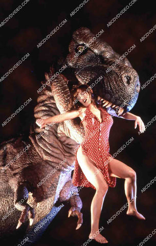 unfortunate sexy babe in the jaws of the T-Rex film Carnosaur 2 35m-15271