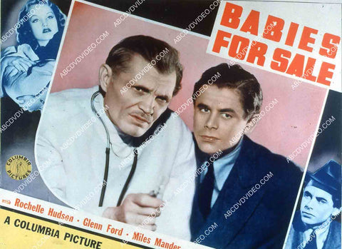 Miles Mander Glenn Ford film Babies for Sale 35m-15300