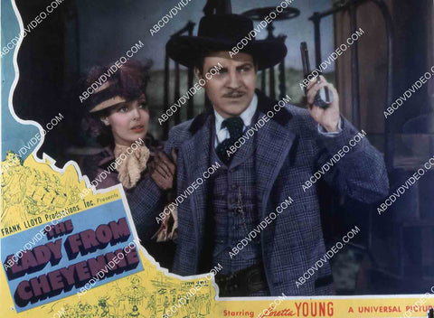 Loretta Young Robert Preston film The Lady from Cheyenne 35m-15309