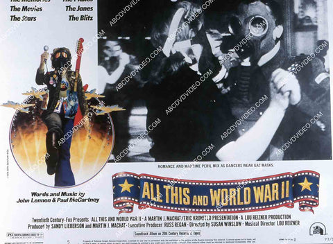 dancing w gas masks documentary film All This and World War II 35m-15351