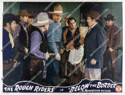 Buck Jones and cast film Below the Border 35m-15355