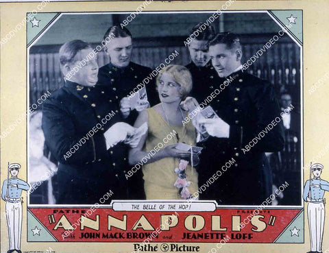 Jeanette Loff Johnny Mack Brown Hugh Allan Maurice Ryan silent film Annapolis 35m-15427