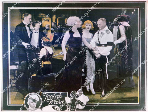 Erich von Stroheim Miss DuPont Maude George silent film Foolish Wives 35m-15431