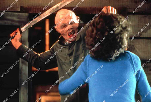Jason chopping off a head film Friday the 13th Pt 3 3D 35m-15440