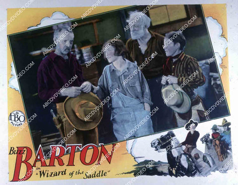 Buzz Barton Duane Thompson Jim Welch silent film Wizard of the Saddle 35m-15463