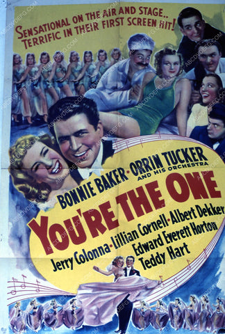 Bonnie Baker Orin Tucker Jerry Colona film You're the One 35m-1549