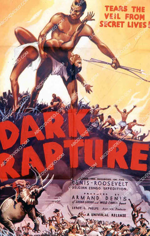 Belgian Congo Expedition documentary film Dark Rapture 35m-15534