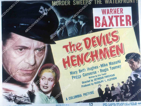 Warner Baxter Mary Beth Hughes film The Devil's Henchmen 35m-15557