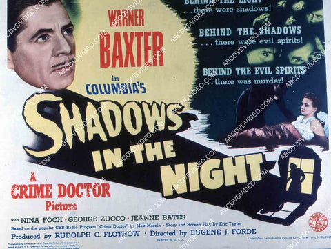 George Zucco Warner Baxter film Shadows in the Night 35m-15558