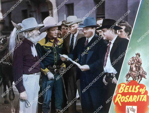 Gabby Hayes Roy Rogers and cast film Bells of Rosarita 35m-15594