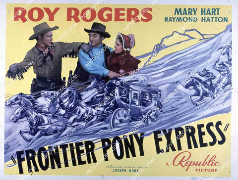 Roy Rogers Mary Hart film Frontier Pony Express 35m-15596