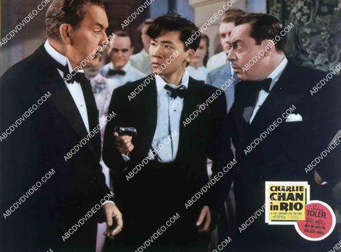 Victor Sen Yung Sidney Toler Harold Huber film Charlie Chan in Rio 35m-15615
