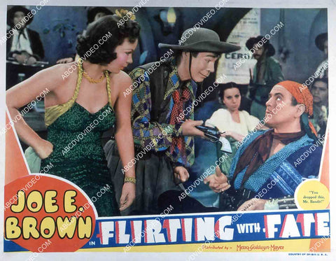 Beverly Roberts Joe E Brown Leo Carrillo film Flirting with Fate 35m-15628
