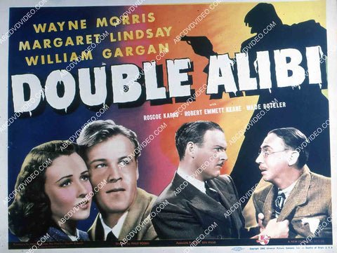 Wayne Morris Margaret Lindsay William Gargan film Double Alibi 35m-15655