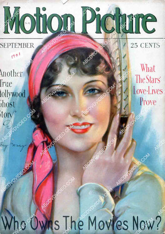 Fay Wray Motion Picture magazine cover 35m-15858