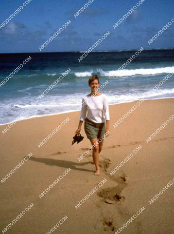 Megan McCormick on the beach Travel Channel TV documentary Lonely Planet aka Globe Trekker 35m-15902