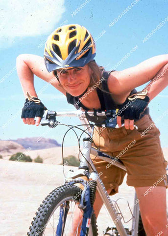 Holly Morris on her mountain bike Travel Channel TV documentary Lonely Planet aka Globe Trekker 35m-15912