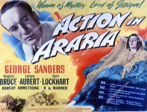 George Sanders film Action in Arabia 35m-15981