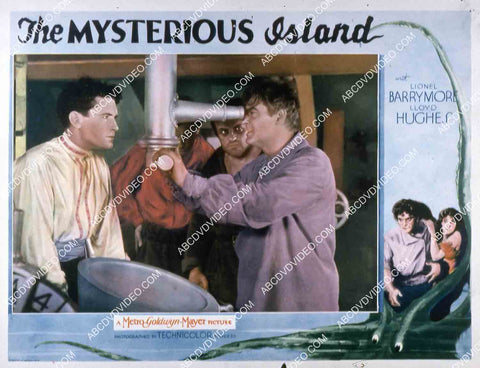 Lionel Barrymore Lloyd Hughes Jane Daly silent film The Mysterious Island 35m-16014