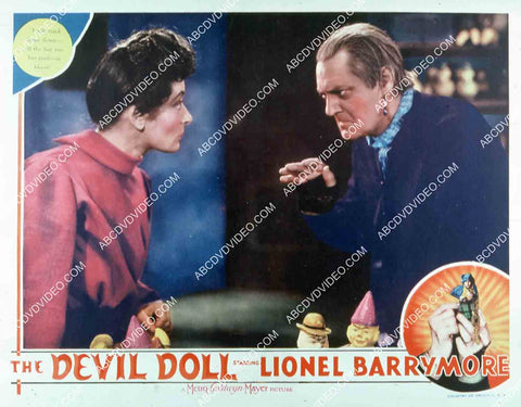 Rafaela Ottiano Lionel Barrymore film The Devil Doll 35m-16016
