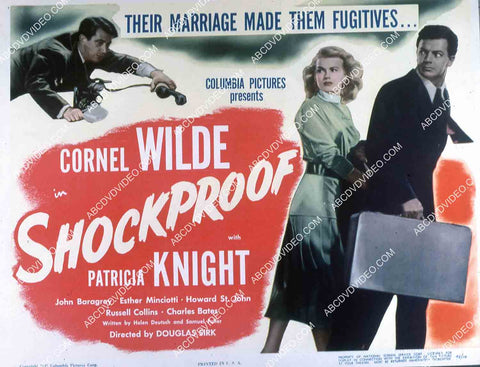 Cornel Wilde Patricia Knight film noir Shockproof 35m-16053