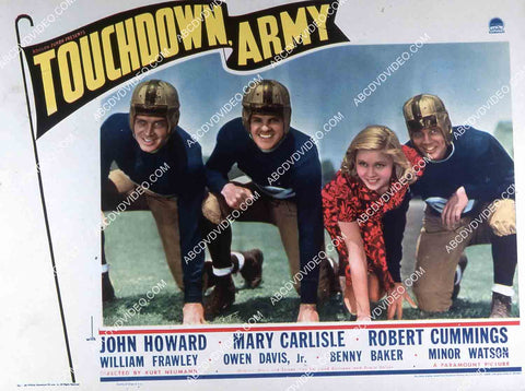 John Howard Robert Cummings Mary Carlisle film Touchdown Army 35m-16164