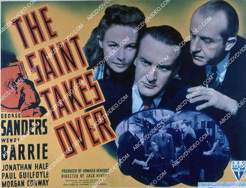 George Sanders Wendy Barrie film The Saint Takes Over 35m-16193