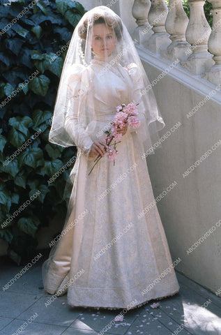 Linda Purl wearing her bridal gown unknown production 35m-16659