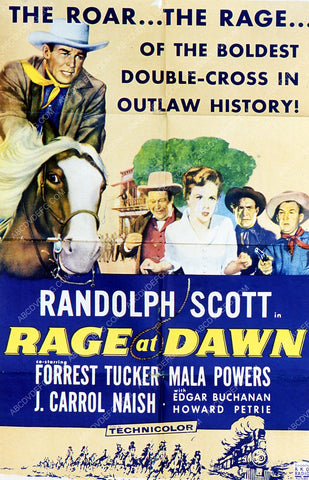 Randolph Scott film Rage at Dawn 35m-1684