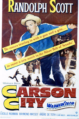 Randolph Scott film Carson City 35m-1686