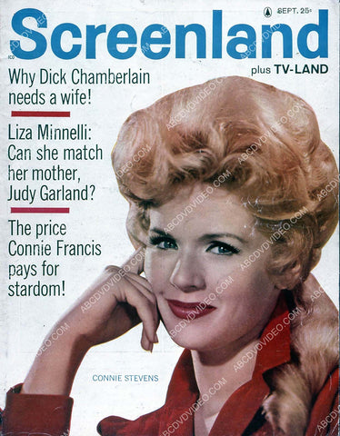 Connie Stevens Screenland magazine cover 35m-17026