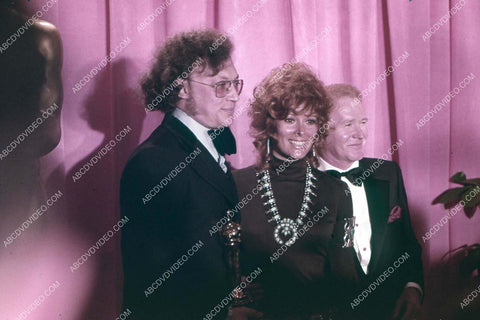 Gerald Greenberg Jill St. John Red Buttons on stage Academy Awards 35m-17315
