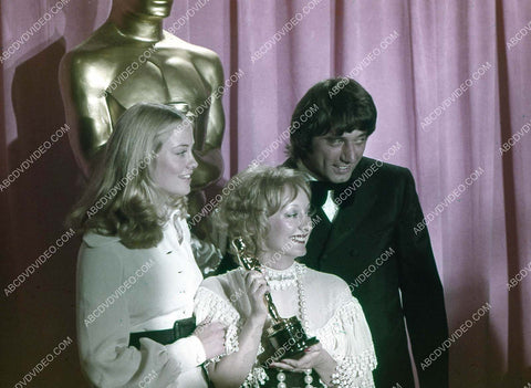 Cybill Shepherd Yvonne Blake Joe Namath on stage at Academy Awards 35m-17345