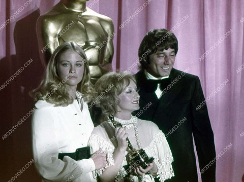 Cybill Shepherd Yvonne Blake Joe Namath on stage at Academy Awards 35m-17347