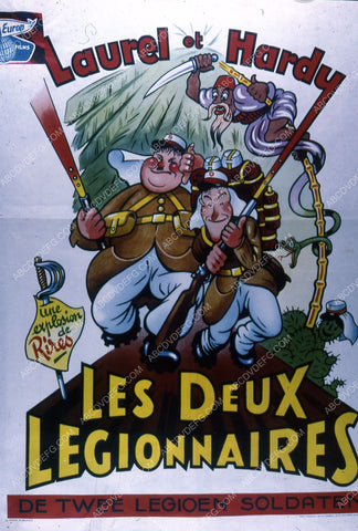Stan Laurel Oliver Hardy foreign movie poster 35m-1904