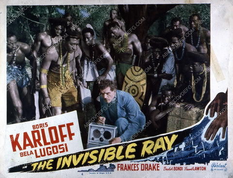 Boris Karloff horror film The Invisible Ray 35m-1935